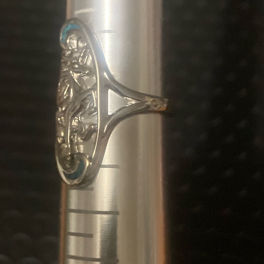Silver Unicorn Ring 8 - Picture 2 of 4